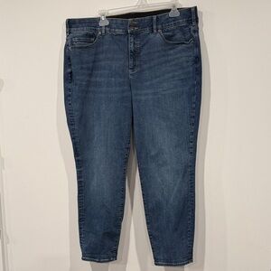 Lands' End Skinny Jeans Plus Size